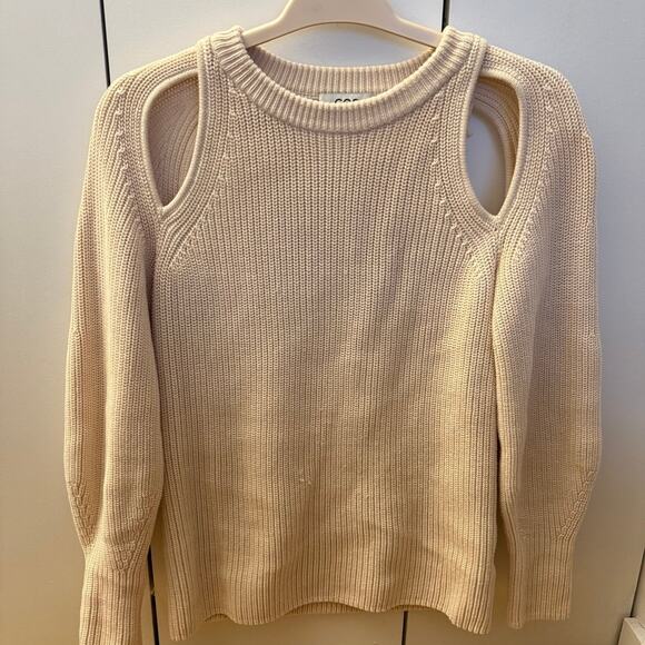 COS cutout ribbed cotton sweater - Picture 2 of 4
